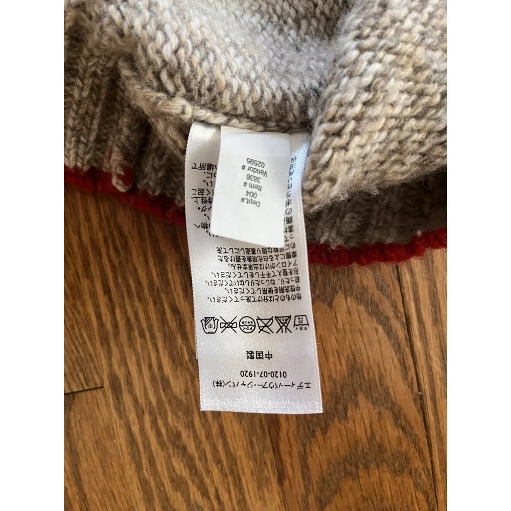 Eddie Bauer Ragg Wool Sweater Mens XL Tall Crewneck Pullover Chunky Knit Comfy - Picture 5 of 7